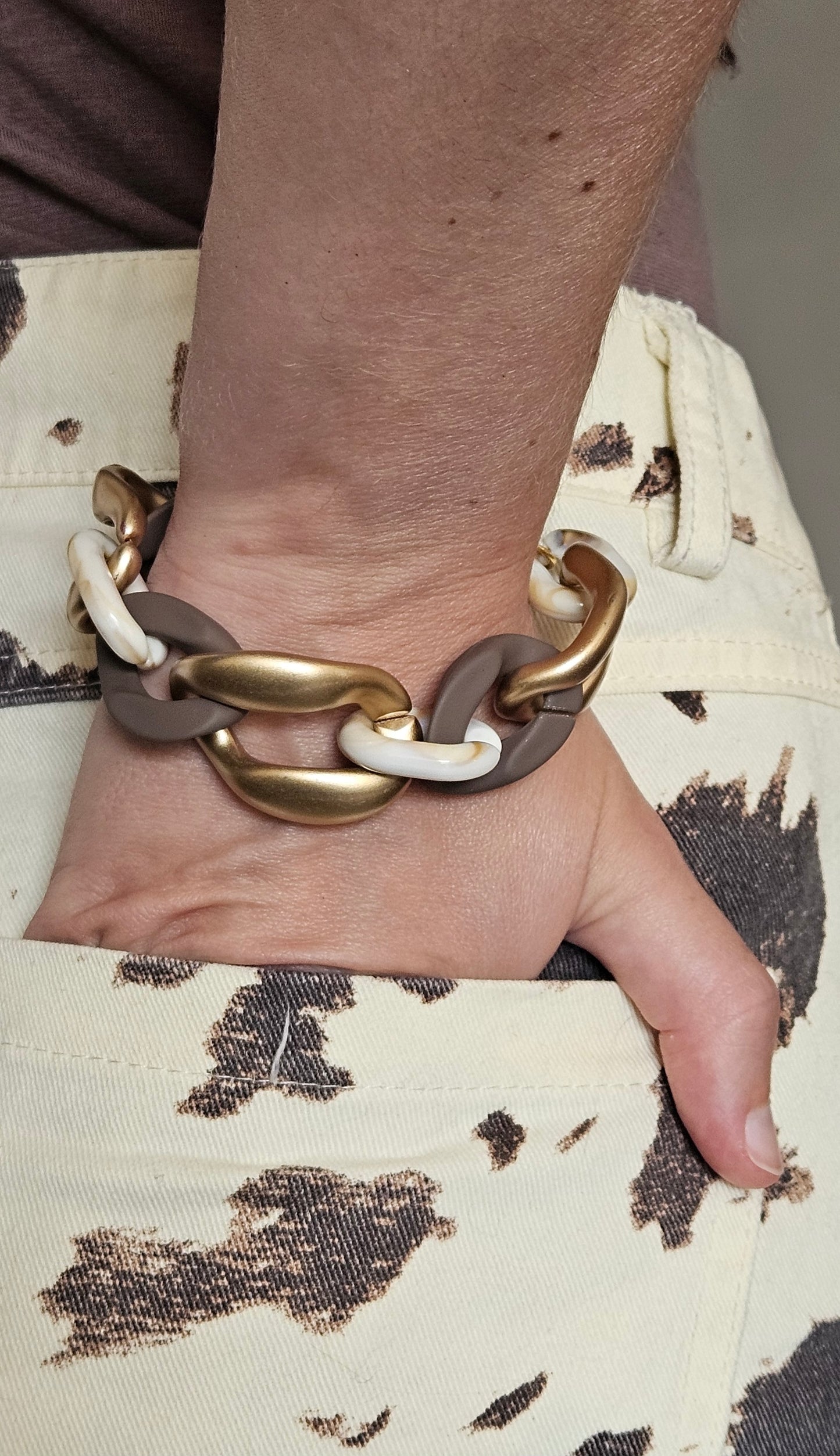 Bracelets maillons côté gourmand