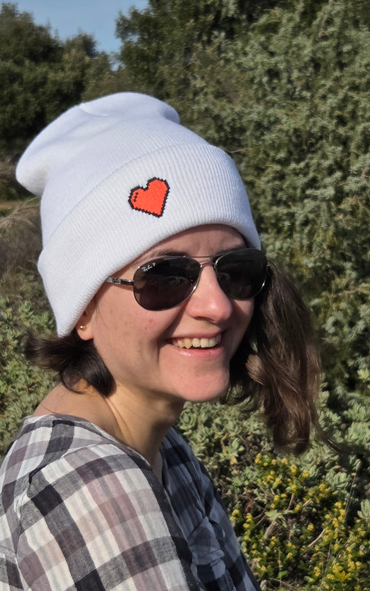 Bonnets Pixel heart