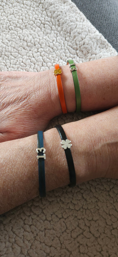 Bracelet porte-bonheur en cuir