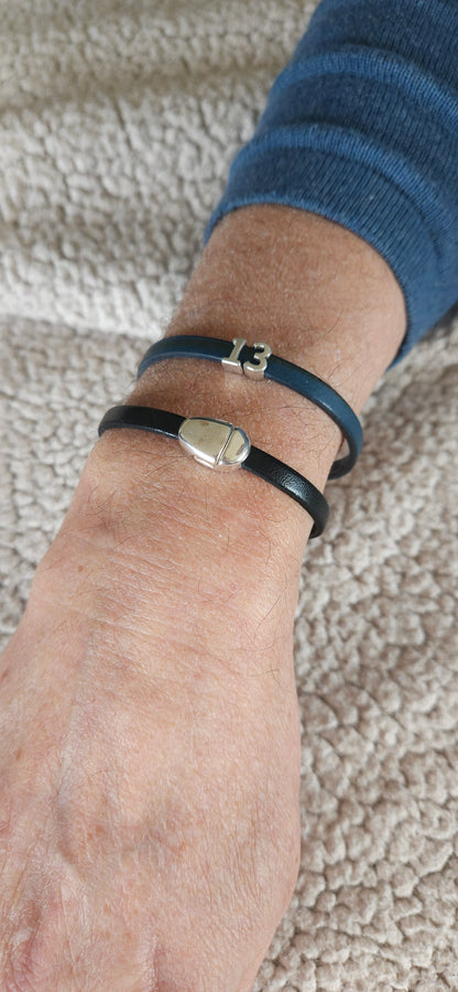 Bracelet porte-bonheur en cuir