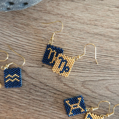 Boucles d'oreilles Astrée