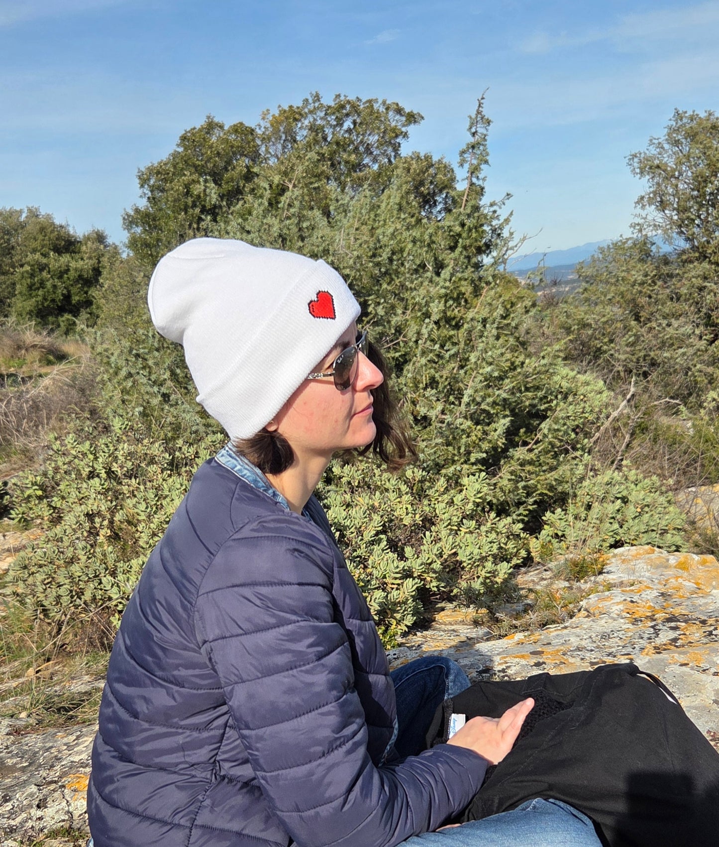 Bonnets Pixel heart