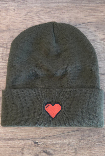 Bonnets Pixel heart