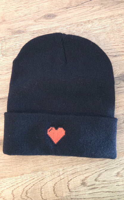 Bonnets Pixel heart