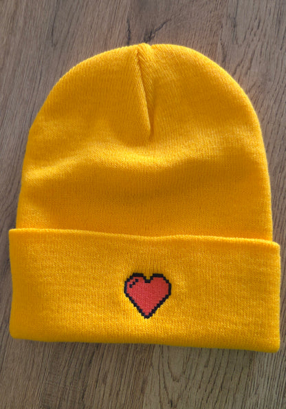 Bonnets Pixel heart