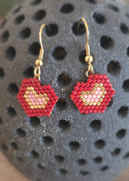 Boucles d'oreilles Accroche-cœur