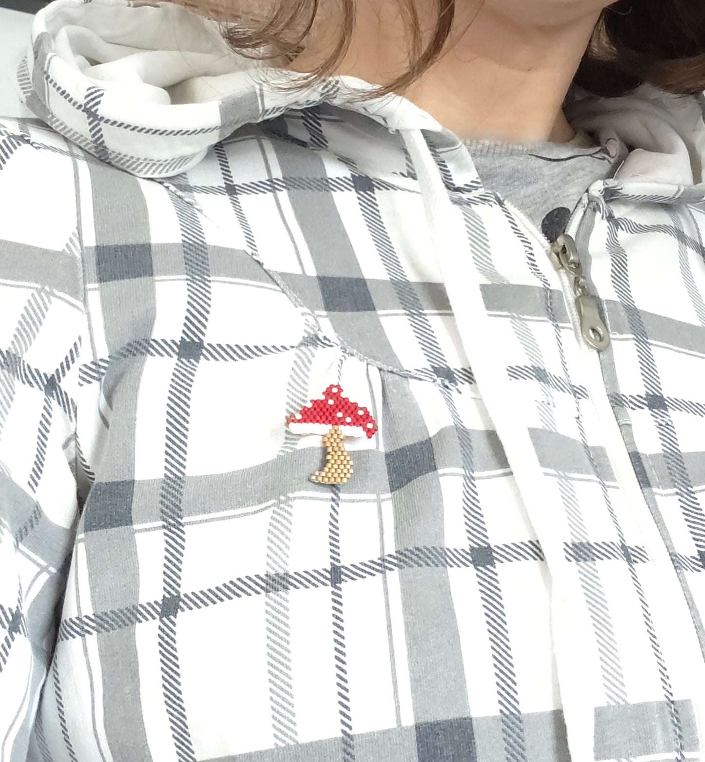 Broches ou magnets Champignon amanite