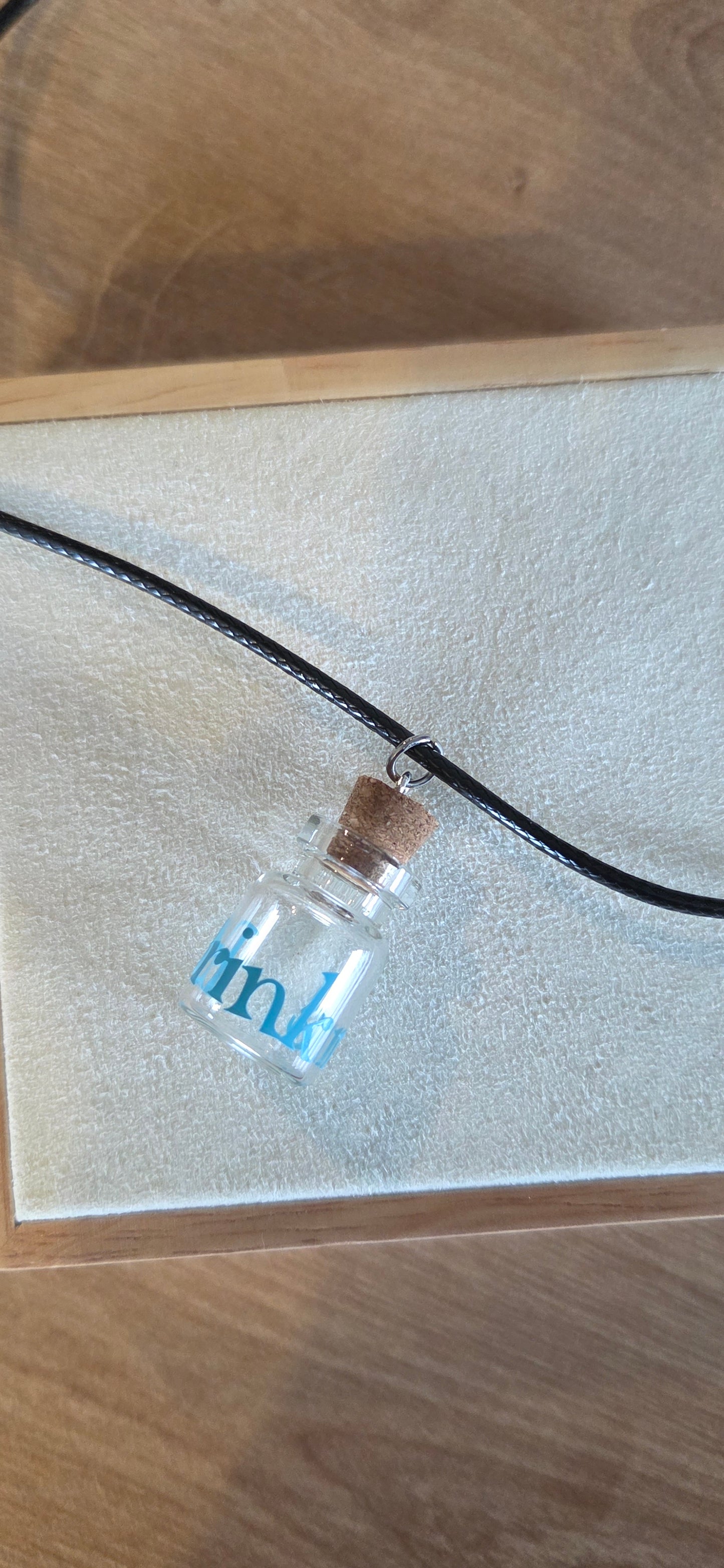 Collier "Drink me"