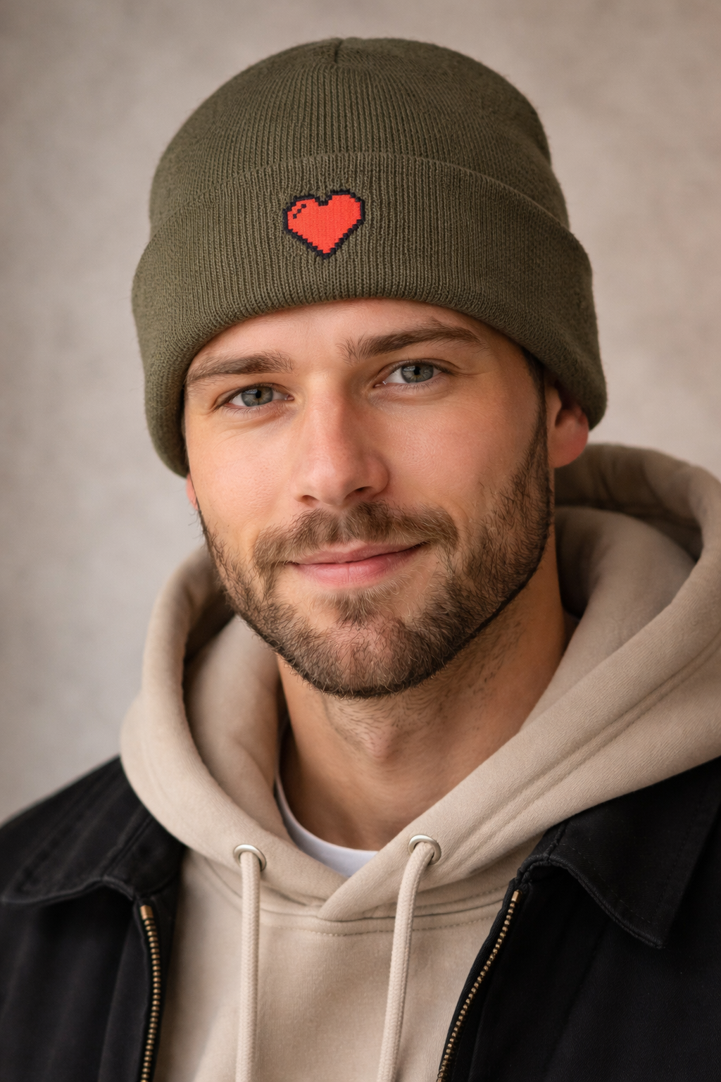 Bonnets Pixel heart
