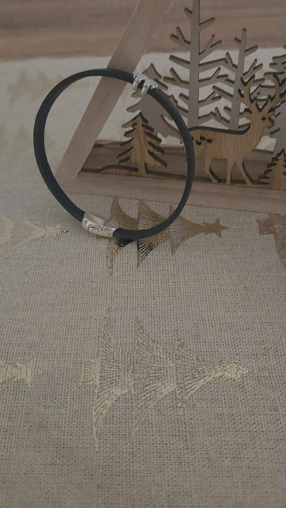 Bracelet porte-bonheur en cuir