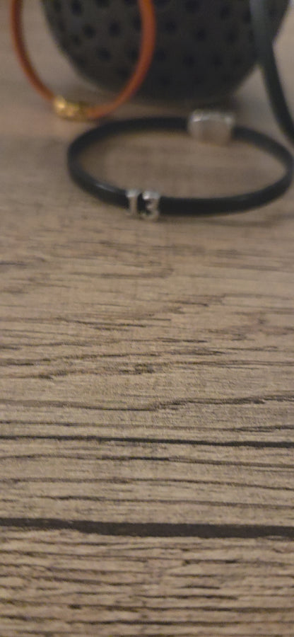 Bracelet porte-bonheur en cuir